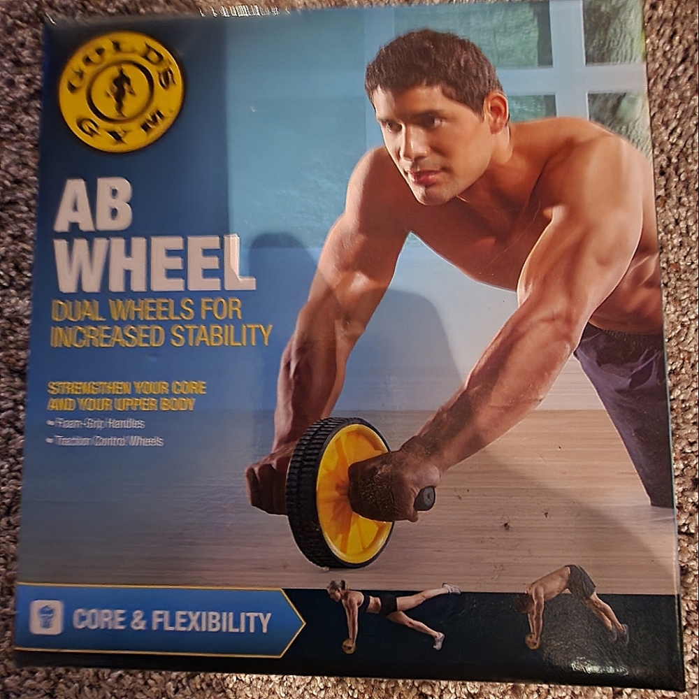 Gold's Gym Ab Wheel with Dual Wheels